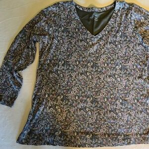 JJill long sleeve v-neck tunic